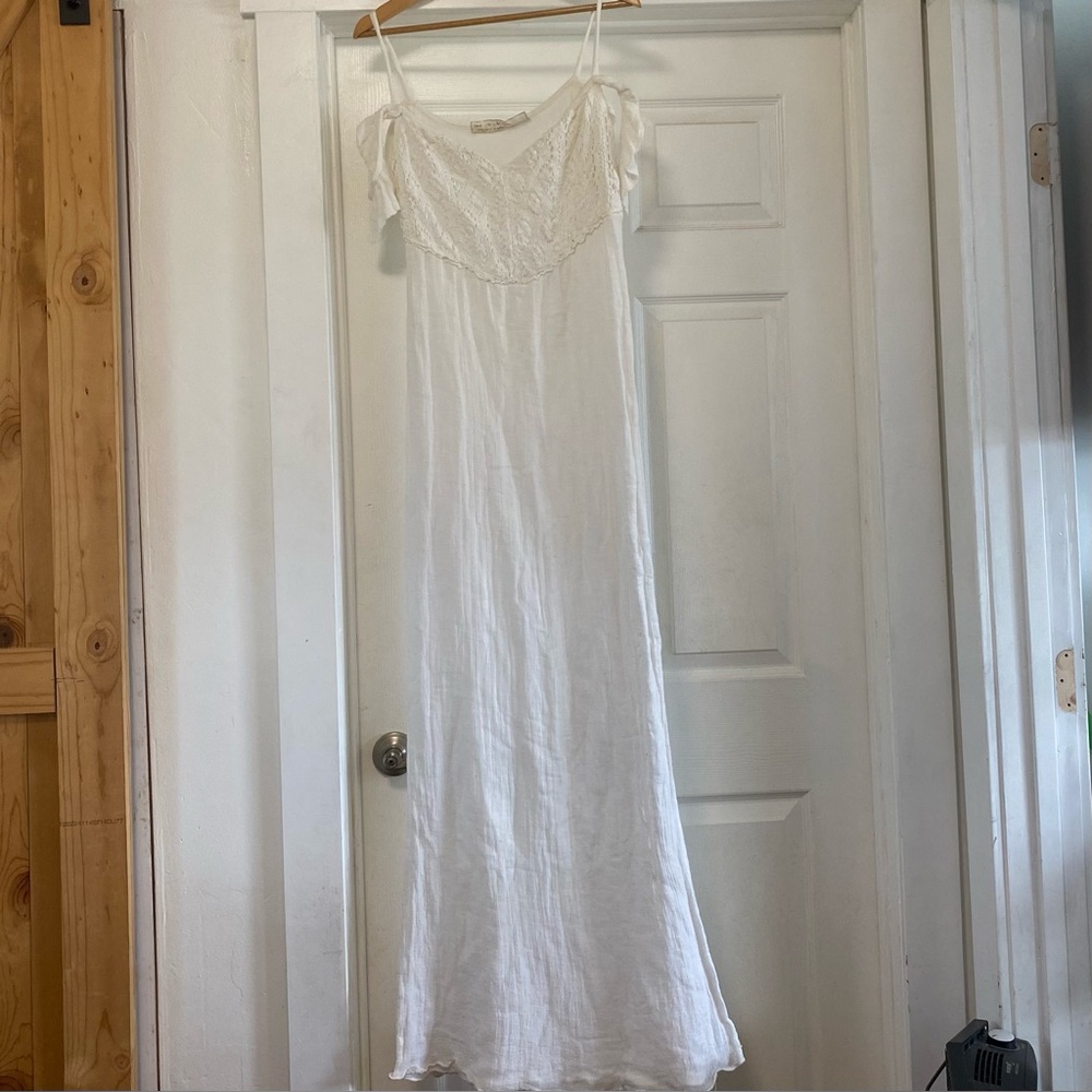 Jens Pirate Booty White Maxi Dress